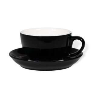 Biebri šálek s podšálkem, 190ml, černá