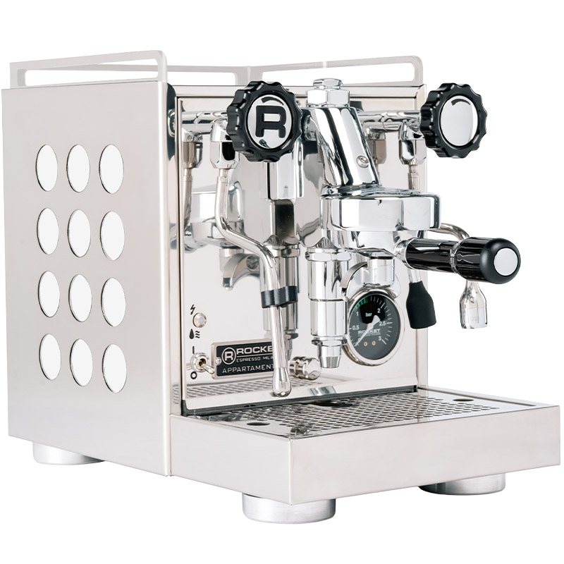 Rocket Espresso Appartamento 2.0, inox/white